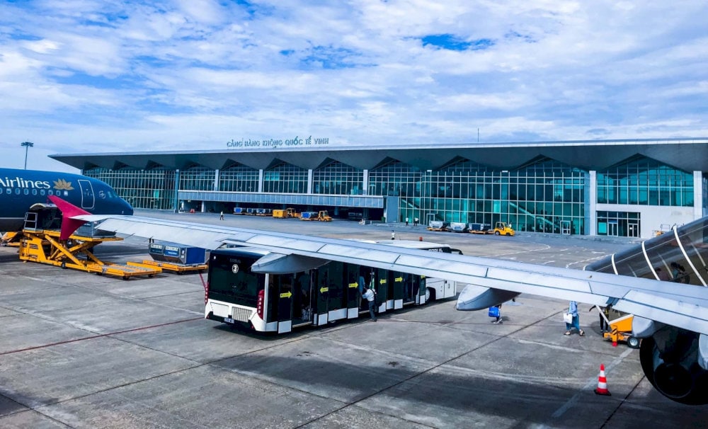 Toàn cảnh sân bay quốc tế Vinh
